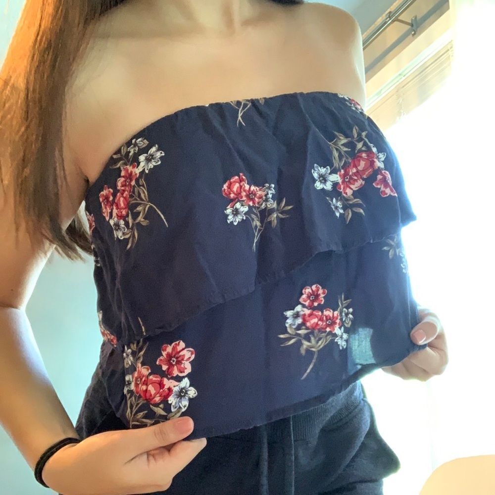 Garage Strapless Top